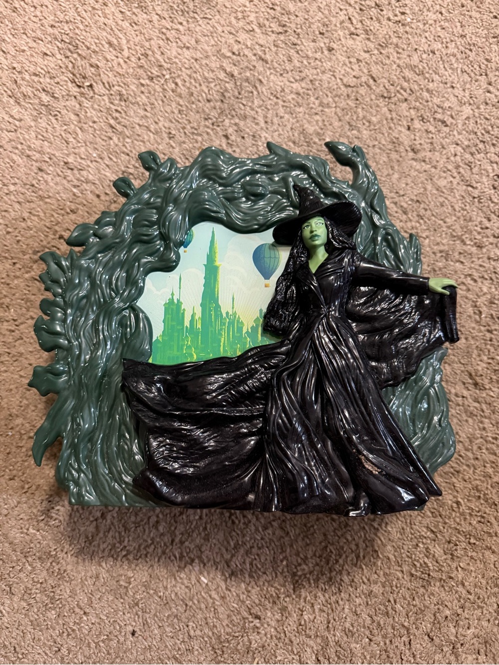 New never used Elphaba popcorn bucket from Wicked for Good